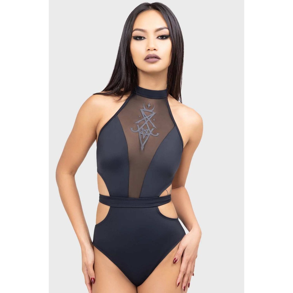 Killstar grave dive swimsuit goth